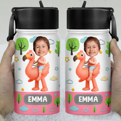 Custom Photo Kid Toy Car - Personalized Kids Water Bottle