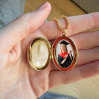Custom Photo Let Yourself Bloom - Personalized Locket Necklace