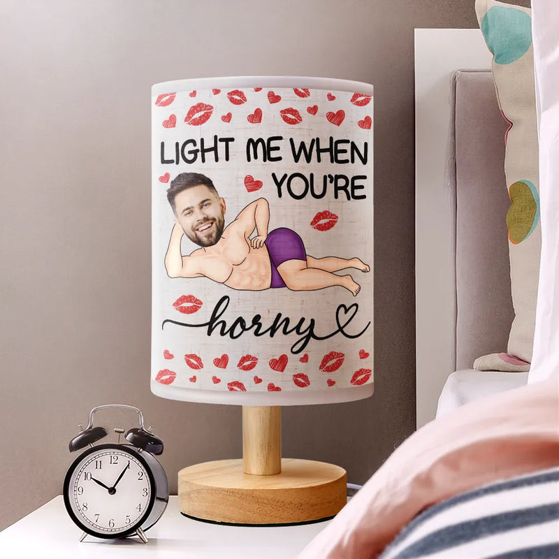 Custom Photo Light Me When You Want - Personalized Fabric Lamp