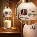 Custom Photo When You Miss Me Have No Fear Memorial - Personalized Candle Warmer Lamp