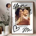 Custom Photo You & Me Forever & Always - Personalized Poster