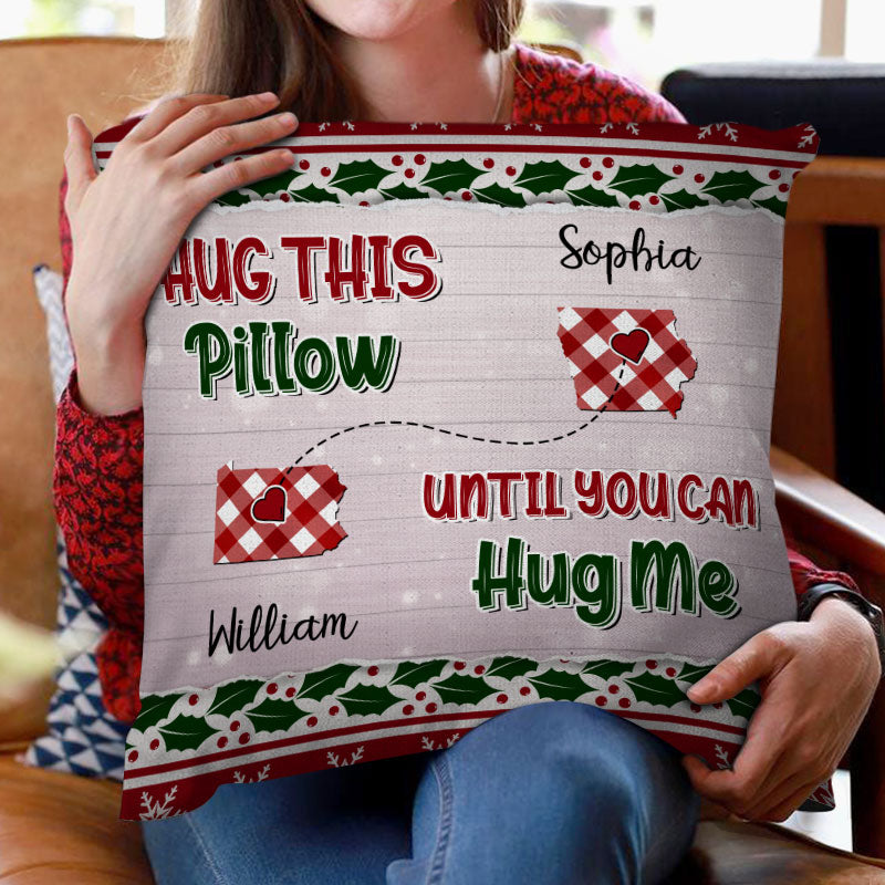 Hug This Pillow - Long Distance Relationship Gift - Personalized Custom Pillow