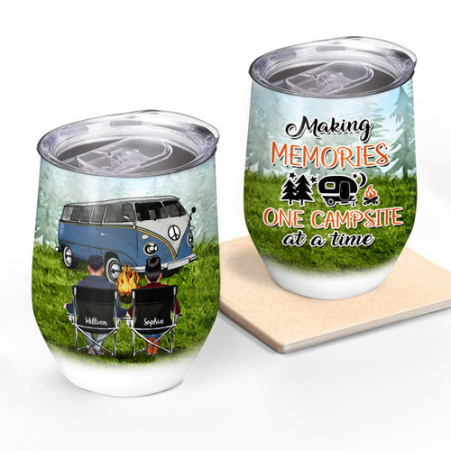 Camping Partner For Life - Gift For Camping Lover - Personalized Custom Wine Tumbler