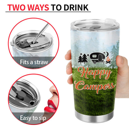 Making Memories Camping - Personalized Custom Tumbler