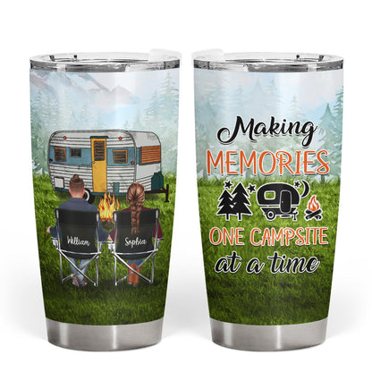Making Memories Camping - Personalized Custom Tumbler