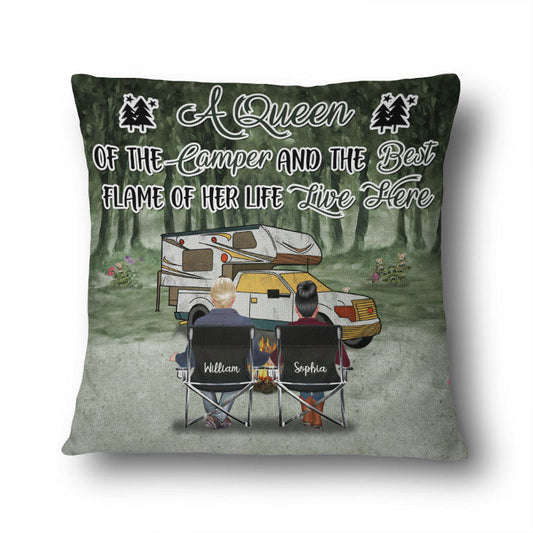 Home Is Where We Park It Camping - Personalized Custom Pillow