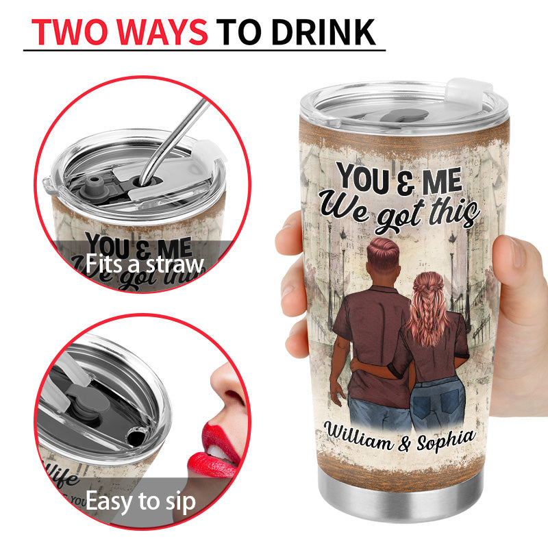 I Wish I Could Turn Back - Gift For Couple - Personalized Custom Tumbler