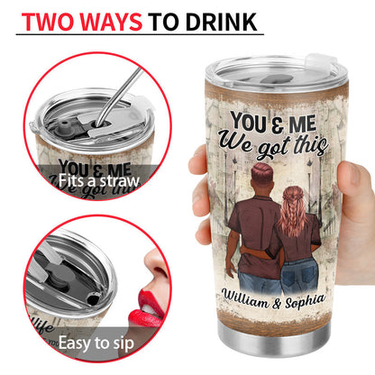 I Wish I Could Turn Back - Gift For Couple - Personalized Custom Tumbler