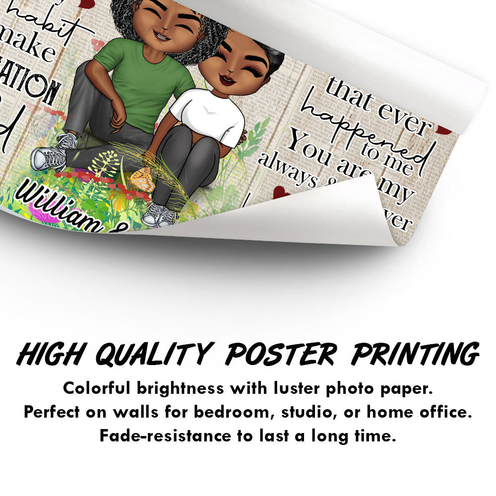 When I Tell You - Gift For Couples - Personalized Custom Poster
