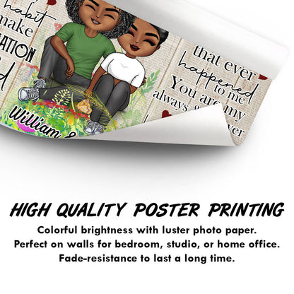 When I Tell You - Gift For Couples - Personalized Custom Poster