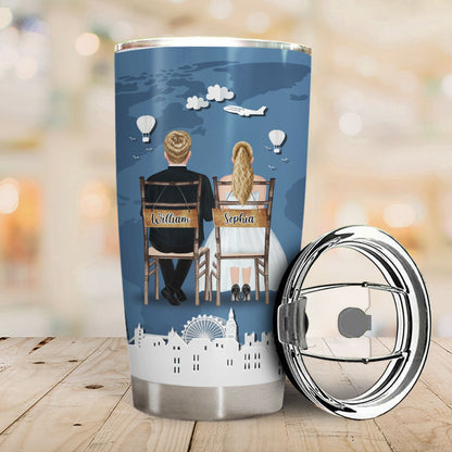 I Can Not Live Without You - Gift For Couples - Personalized Custom Tumbler