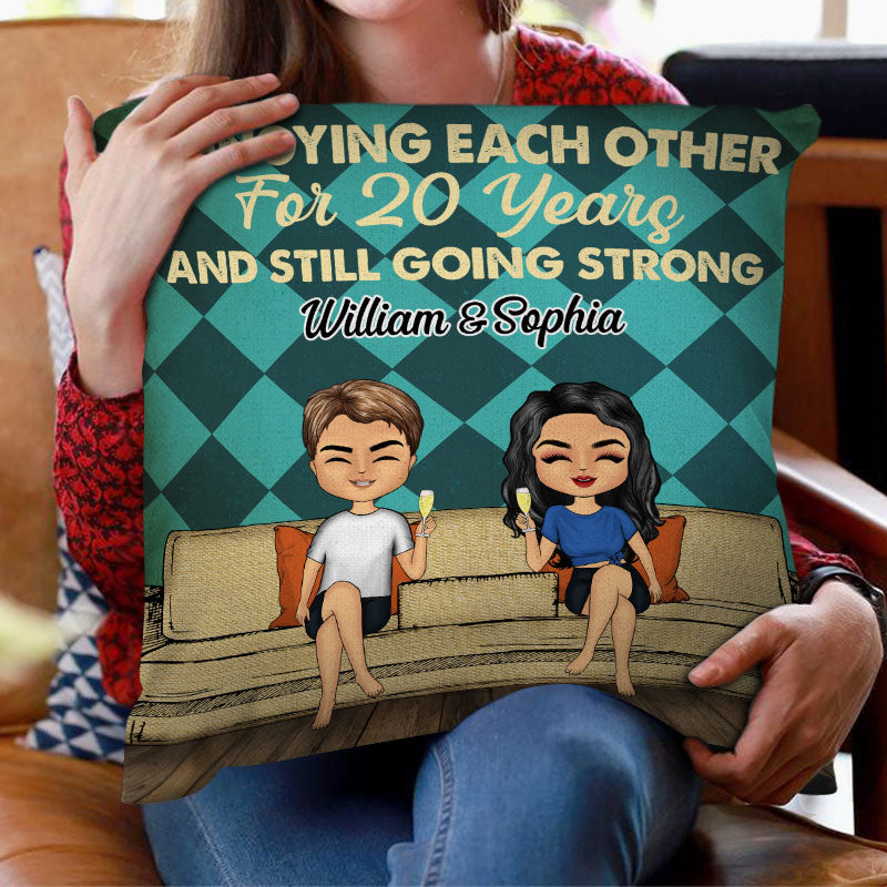 Annoying Each Other For Years And Still Going Strong - Couple Gift - Personalized Custom Pillow