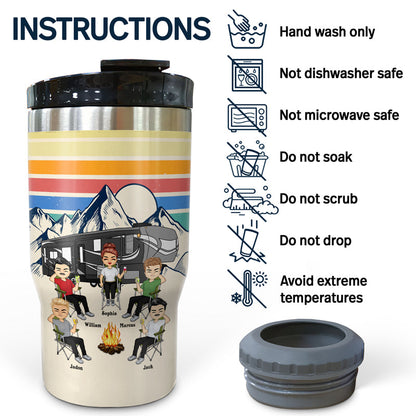 Chance With Drinking - Gift For Camping Besties - Personalized Custom Triple 3 In 1 Can Cooler