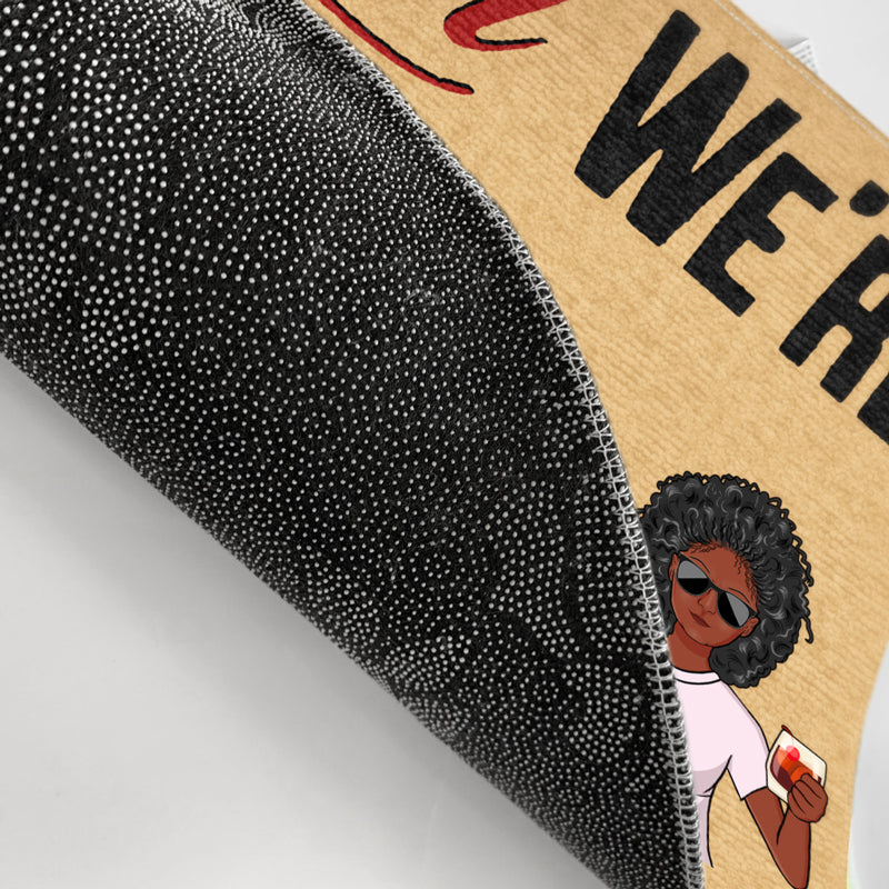 Come In We're Are Awesome - Family Gift - Personalized Custom Doormat