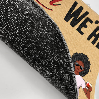 Come In We're Are Awesome - Family Gift - Personalized Custom Doormat