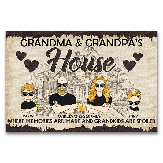 Where Memories Are Made - Gift For Family And Couples - Personalized Custom Doormat