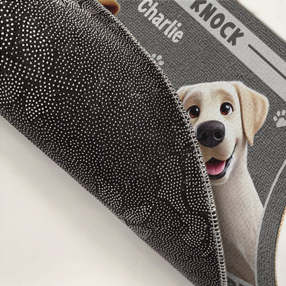 Custom Home Decor Decorative Mat - Personalized Birthday Gifts For Dog Cat Lovers, Dog Dad And Mom, Cat Owners - Paws Before People In This Happy Home