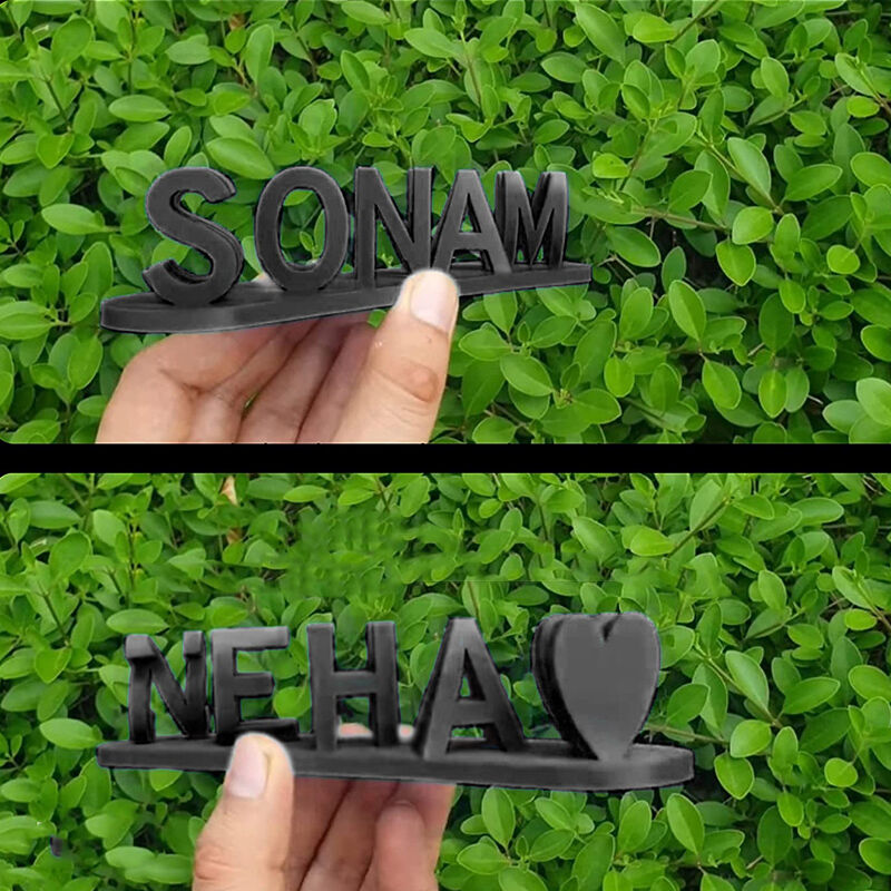 💕 Dual Name Illusion Love 3D Printed as Sweet Gifts 🎁