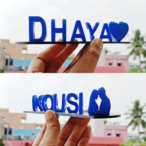 💕 Dual Name Illusion Love 3D Printed as Sweet Gifts 🎁