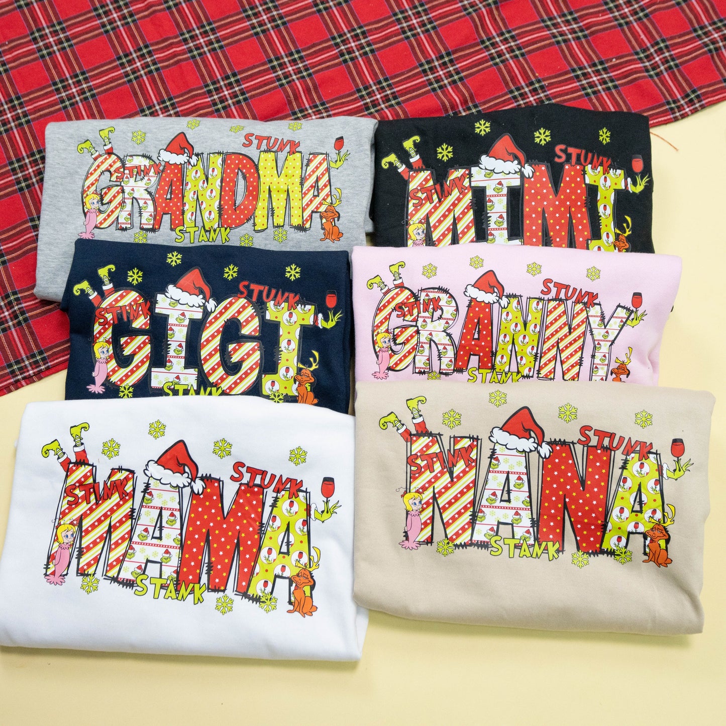 Personalized Nickname Grandma, Mom And Kids Names Christmas 2024