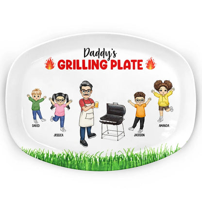 Grilling Plate Awesome BBQ - Personalized Plate