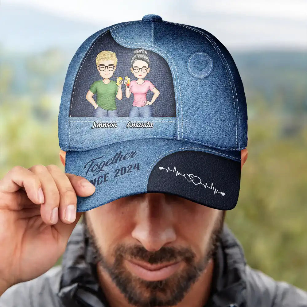 Together Since Couples - Personalized Classic Cap