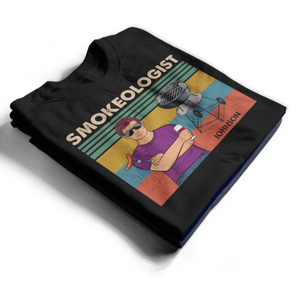 Smokeologist BBQ Grilling - Personalized T Shirt