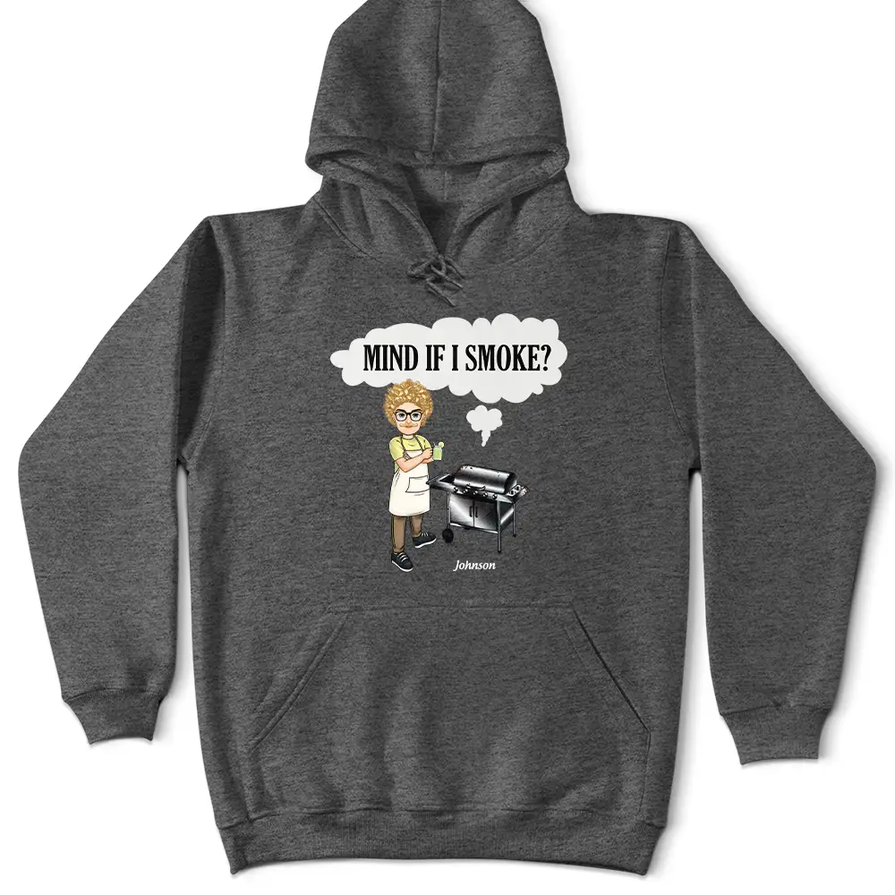 Mind If I Smoke BBQ Grilling - Personalized T Shirt