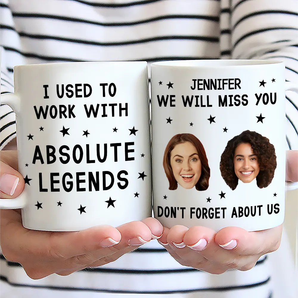 Custom Photo I Used To Work With Absolute Legends - Personalized Mug