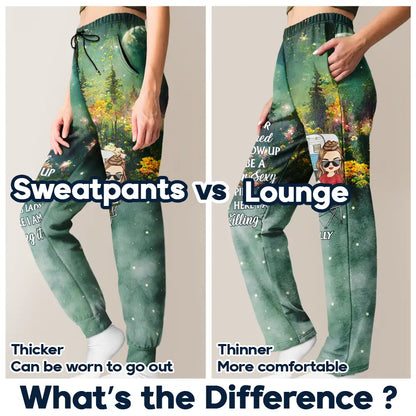 Super Sexy Camping Lady - Personalized Pajama Pants