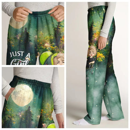 Super Sexy Camping Lady - Personalized Pajama Pants