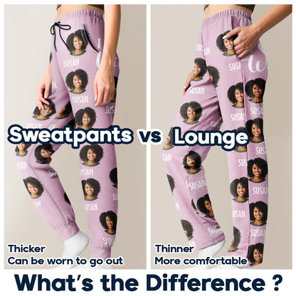 Custom Photo I Love My Wife Boyfriend - Personalized Sweatpants