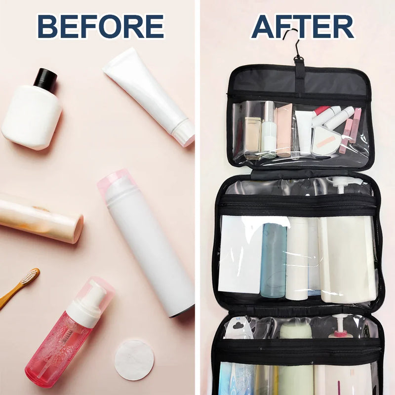 Never Let Anyone Dull Your Sparkle - Personalized Toiletry Bag