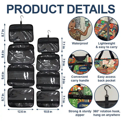 Just A Girl Who Loves Traveling - Personalized Toiletry Bag