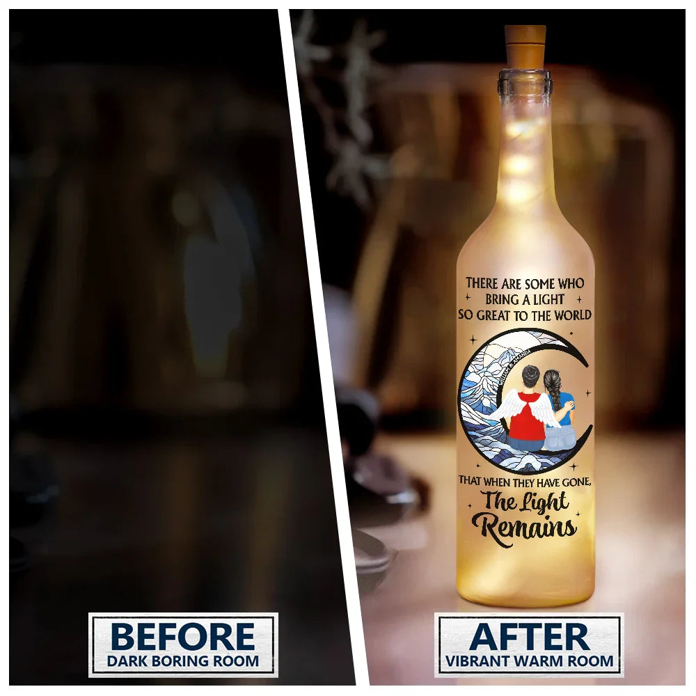 The Light Remains - Personalized Bottle Light