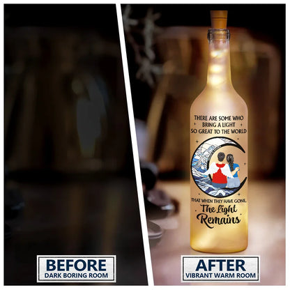 The Light Remains - Personalized Bottle Light