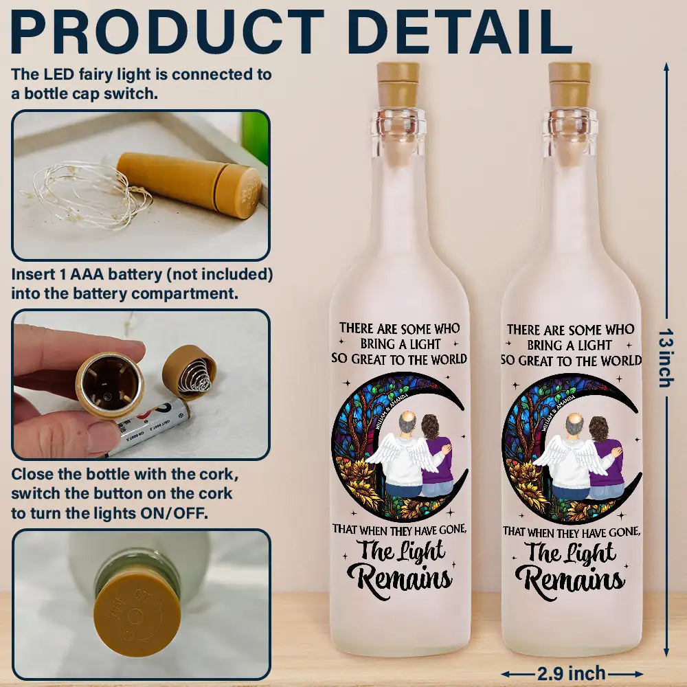 The Light Remains - Personalized Bottle Light
