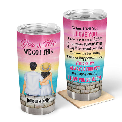 Husband Wife You Are The Best Thing - Couple Gift - Personalized Custom Tumbler