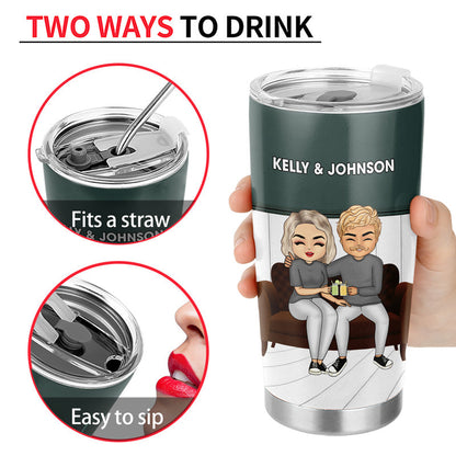 Just Want To Be Your Last Everything - Gift For Couple - Personalized Custom Tumbler