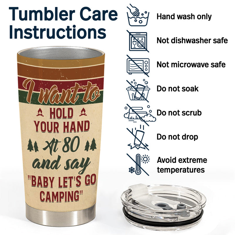 Camping Couple Next To You - Gift For Couple - Personalized Custom Tumbler