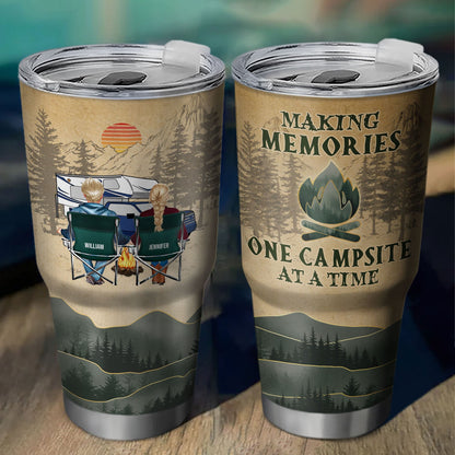 Watch People Park Their Campers - Gift For Camping Couple - Personalized Custom 30 Oz Tumbler