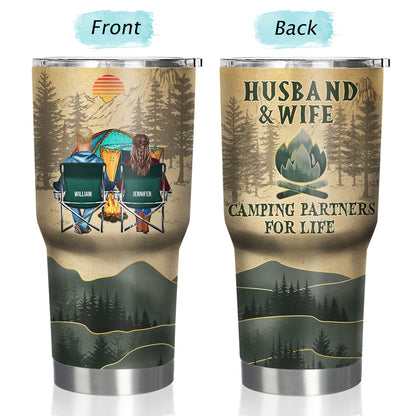 Watch People Park Their Campers - Gift For Camping Couple - Personalized Custom 30 Oz Tumbler