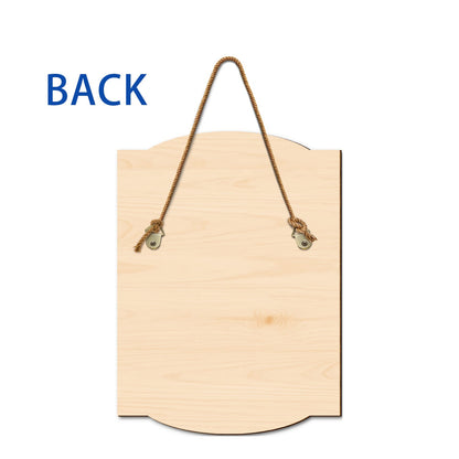 Proudly Serving Whatever You Bring - Gift For Camping Lover - Personalized Custom Shaped Wood Sign