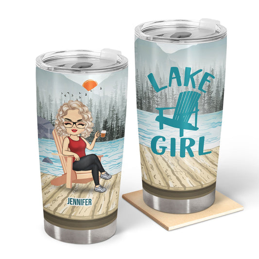 Lake People - Gift For Lake Lovers - Personalized Custom Tumbler