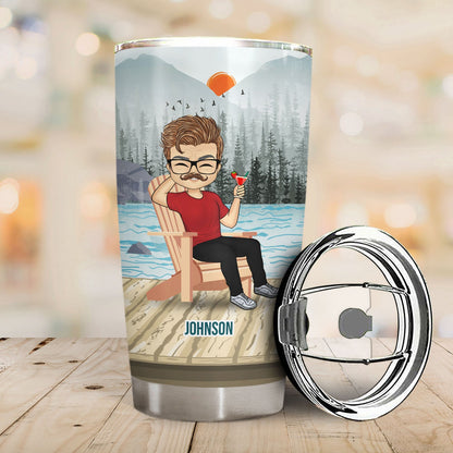 Lake People - Gift For Lake Lovers - Personalized Custom Tumbler