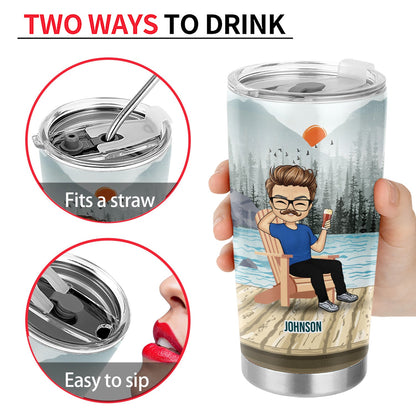 Lake People - Gift For Lake Lovers - Personalized Custom Tumbler