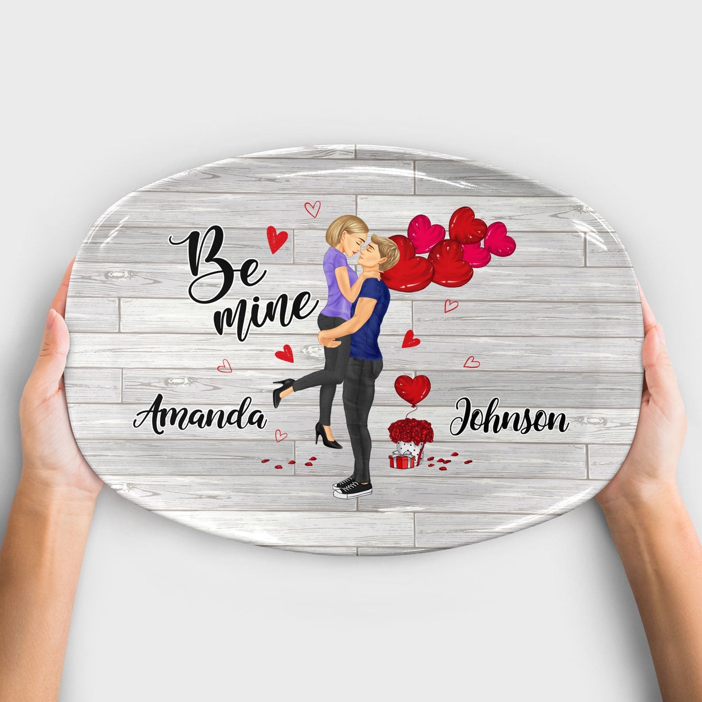 Be Mine Husband Wife - Gift For Couples - Personalized Custom Plate