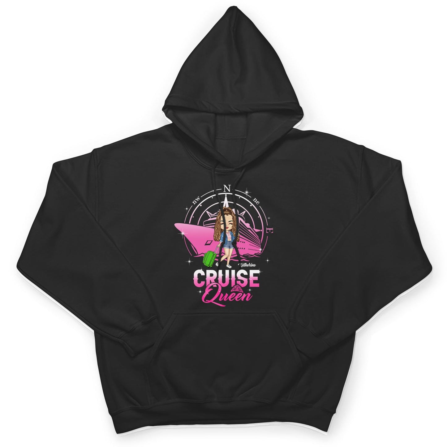 Cruising Queen - Birthday, Traveling, Cruising Gift For Lake Beach Lovers, Travelers - Personalized Custom T Shirt