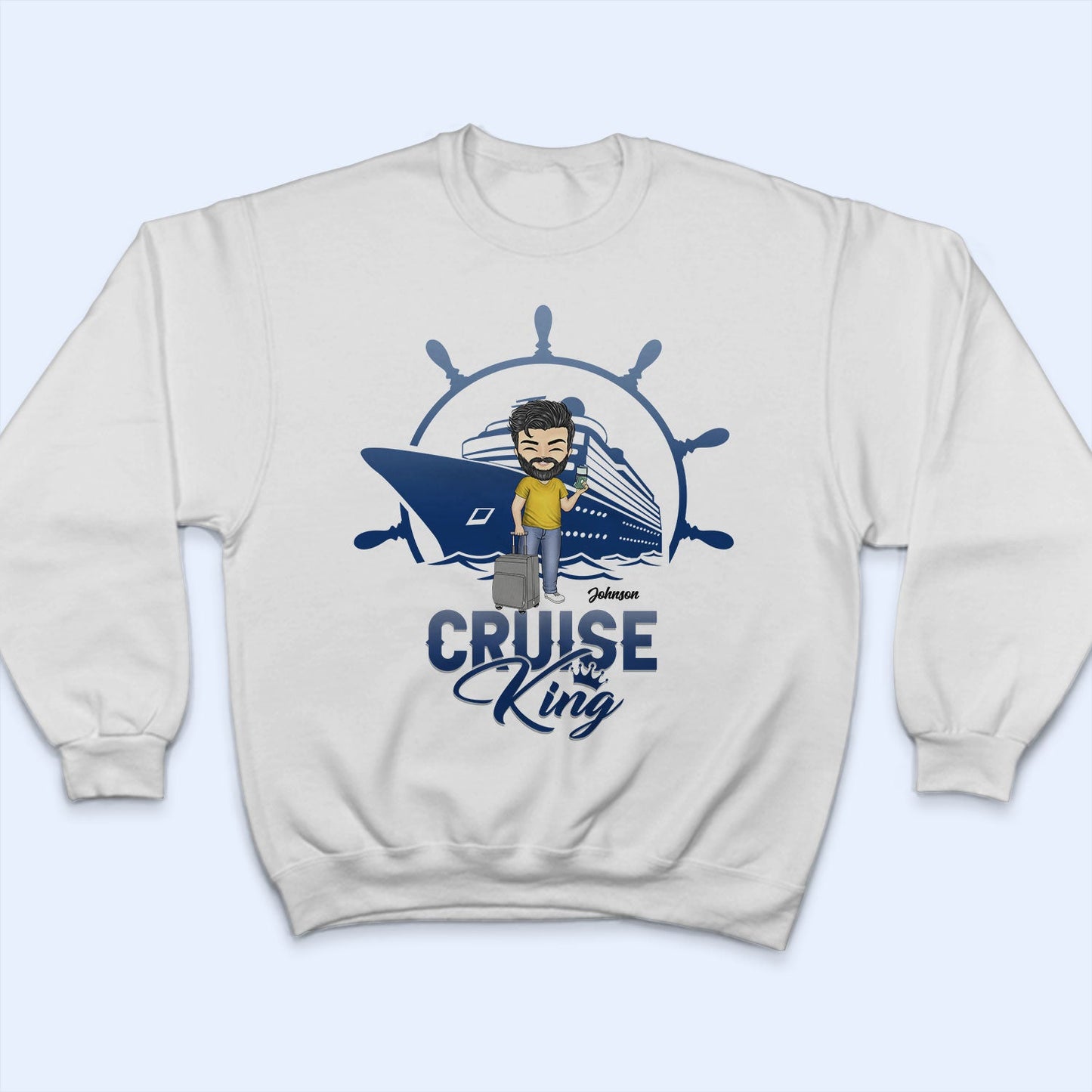 Cruising King - Birthday, Traveling, Cruising Gift For Lake Beach Lovers, Travelers - Personalized Custom T Shirt