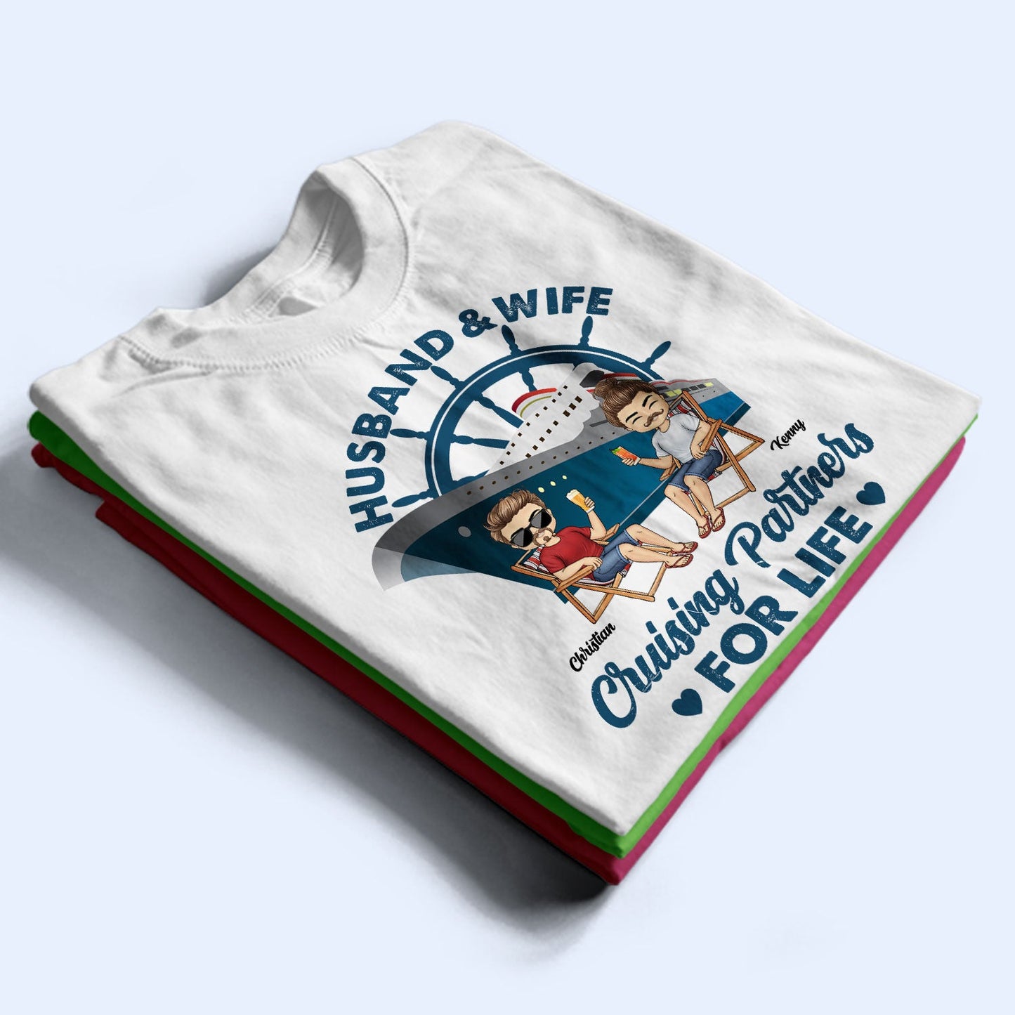 Cruising Partners For Life - Gift For Lake Beach Lovers, Travelers - Personalized T Shirt